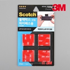 3M 블랙박스 하이패스용 강력 투명 양면테이프 CLT33