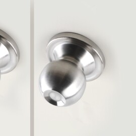 원통형 방화문손잡이 9003SS 스텐 (먹통공정)